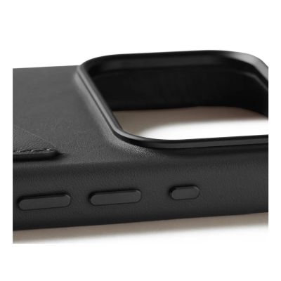 7. Mujjo Wallet Leather Case - leather case for iPhone 17 Pro compatible with MagSafe (black)