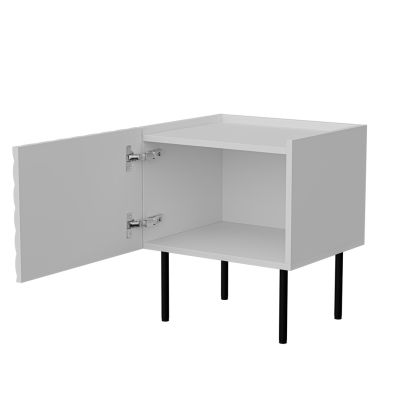 2. Bedside table 2 pcs LUCCA 47x40x52 white