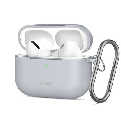 Tech-Protect Silicone Hook Case for AirPods Pro - Gray