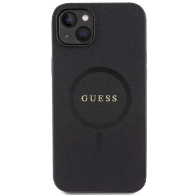 3. Guess GUHMP15MPSAHMCK iPhone 15 Plus 6.7" black/black hardcase Saffiano MagSafe