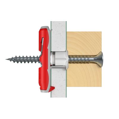 9. Fischer 537258 screw anchor/expansion plug 50 pcs. Set of screws and expansion plugs 50 mm