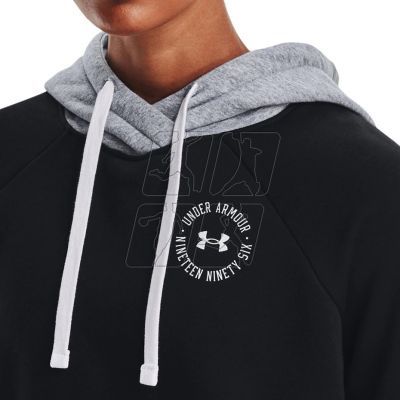 6. Under Armor Rival Fleece CB Hoodie W 1373031 001