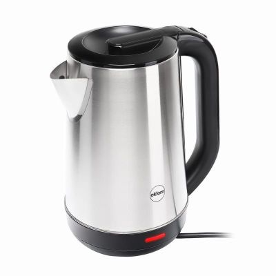 23. ELDOM CORDLESS KETTLE CS30 ACERO 20 L STEEL 1850-2200W TILTING LID, HOT PLATE, SWIVEL BASE