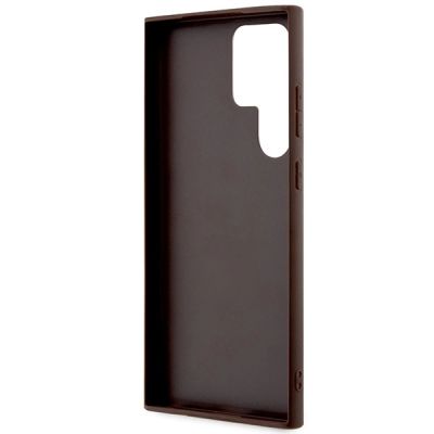 7. Guess 4G Big Metal Logo Case for Samsung Galaxy S24 Ultra - Brown