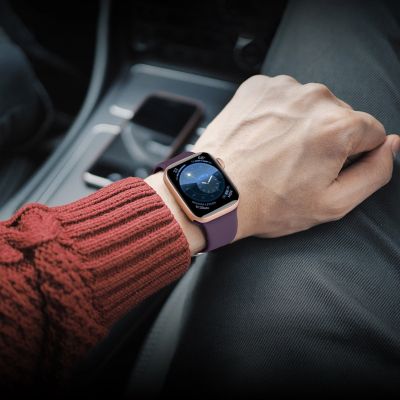 4. Silicone Strap APS for Apple Watch 42/44/45mm Strap Watch Bracelet - Mint