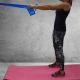 7. Fitness rubber PROFIT LONG MEDIUM 200x15x0.45cm blue DK 2227