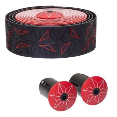 2. SUPACAZ SUPER STICKY FADEW Wrap Black and Red