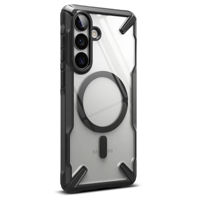 4. Ringke Fusion X Magnetic MagSafe Case for Samsung Galaxy S26+ - Clear Black