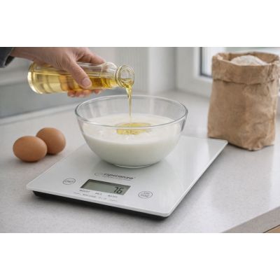 7. Esperanza Lemon EKS002W kitchen scale (white)