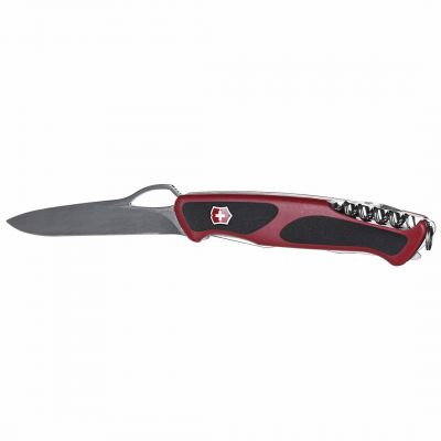 9. Victorinox RangerGrip 79 Pocket Knife, 12 Functions, 130 mm, Red-Black