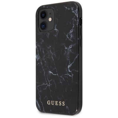 2. Guess Marble Case for iPhone 12 mini - Black