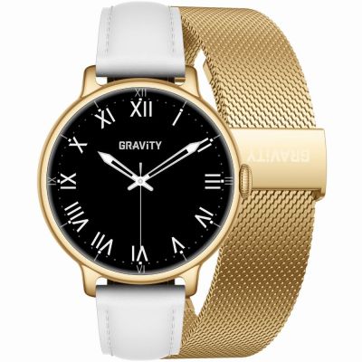 14. Smartwatch Gravity Gold Bracelet + Strap GT33-2