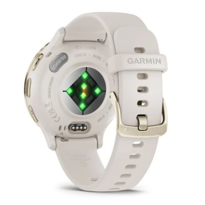 7. Garmin Venu 3S 3.05 cm (1.2") AMOLED 41 mm Digital 390 x 390 px Touchscreen Gold, Ivory Wi-Fi GPS