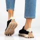 7. Leather platform sneakers black Filippo DP7498