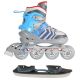15. NH18192 4in1 GREY-BLUE SIZE S(29-33) ROLLER SKATES WITH HOCKEY SLEEVE NILS EXTREME