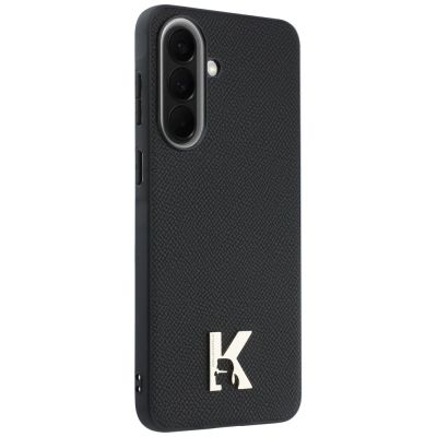 4. Karl Lagerfeld Karl Head Logo Case for Samsung Galaxy A37 5G - Black