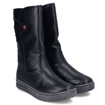 4. Rieker L2580-00 short insulated black women's boots