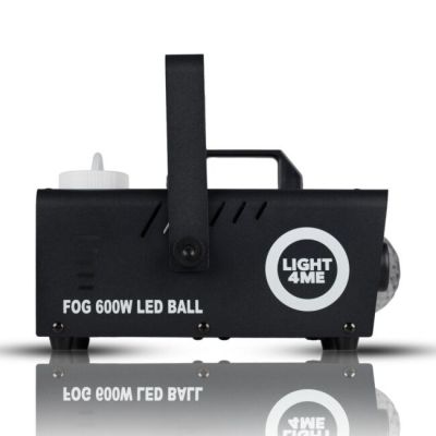 7. LIGHT4ME FOG 600W LED BALL - Smoke/fog machine, backlit smoke effect/disco ball, wireless remote control