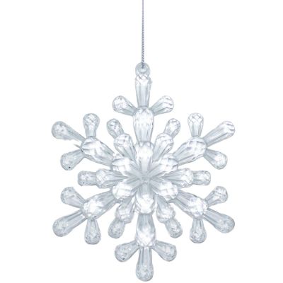 2. SNOWFLAKE HANGING DECORATION 12x12 CM PATTERN 4