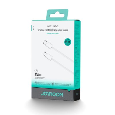 2. Joyroom Ben Series S-A45 USB-C / USB-C 60W Cable 1 m - White