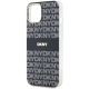 6. DKNY IML Mono & Stripe MagSafe Case for iPhone 15/14/13 - Black