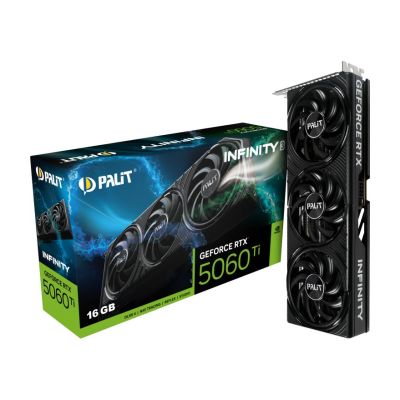 10. graphics card Palit RTX 5060Ti INFINITY 3 16GB