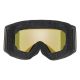 3. Uvex provoqe FM ski goggles for winter sports, black, men's, blue, spherical lens
