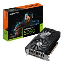 Gigabyte GeForce RTX 5050 WINDFORCE OC V2 8G graphics card, NVIDIA technology, 8 GB, GeForce RTX 5050, GDDR6 memory, Number of HDMI ports: 2, PCI-E 5.0 connector