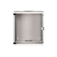18. 19" 12U wall-mounted network cabinet, SOHO PRO 595 x 540 x 400 mm, glass door, gray, unassembled, 60 kg