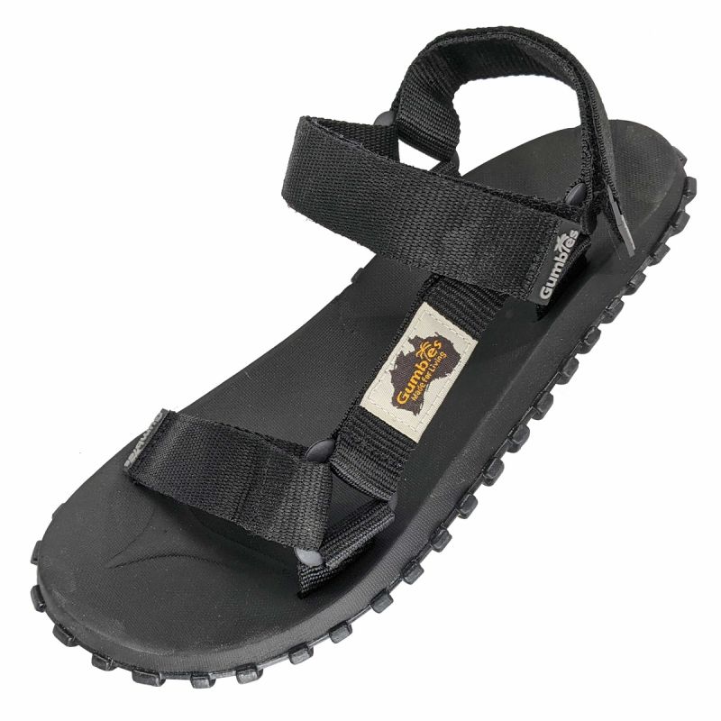 10. Gumbies Scrambler Sandal G-SC-UNI-BLACK