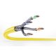 6. Digitus Installation Cable Cat.7A, S/FTP, Dca-s1a d1 a1, AWG 22/1, LSOH, 1000m, Yellow, Reel