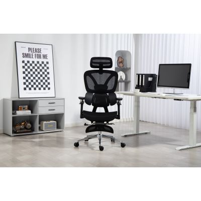 30. Activejet ergonomic office chair YK848, black