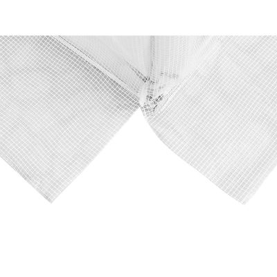 9. GREENHOUSE GARDEN TUNNEL 200X300X200CM PE STRUCTURE WHITE STEEL