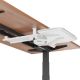 12. Maclean Under-Desk Keyboard Holder, Adjustable, Max. 5kg, White, MC-156 W