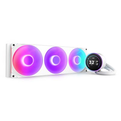 3. NZXT Kraken Elite 420 RGB Processor All-in-One Liquid Cooler 14cm White 1 pc.