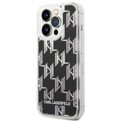 2. Karl Lagerfeld KLHCP14XLMNMK iPhone 14 Pro Max 6.7 "hardcase black / black Liquid Glitter Monogram