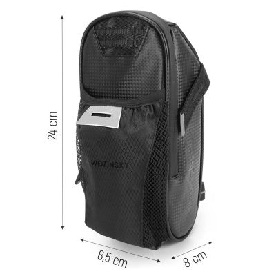 4. Wozinsky Bicycle Saddle Bag 1.5L Black (WBB20BK)