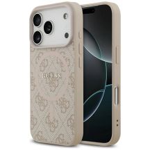 Guess 4G Ring Classic Logo MagSafe Case for iPhone 17 Pro - Pink