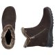 11. Rieker L7162-25 Waterproof Insulated Leather Women's Ankle Boots Dark Brown