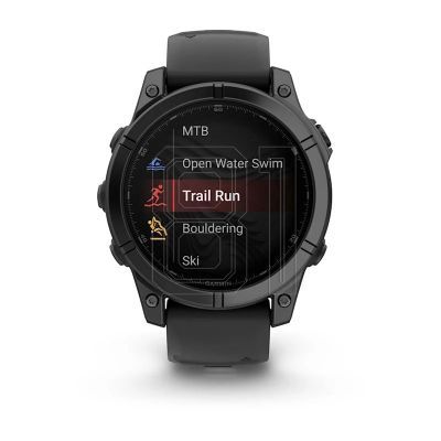 7. Garmin Fenix E stainless steel watch 010-03025-01
