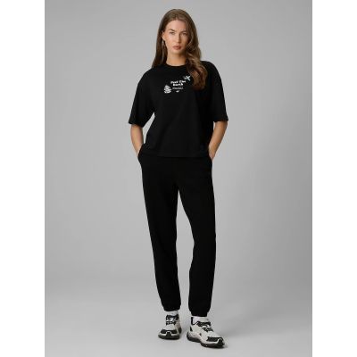 3. Women's regular printed T-shirt 4F 4FRSS26TTSHF3704-20S
