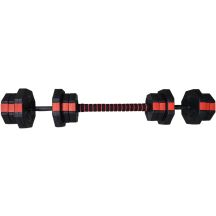 ENERO FIT ADJUSTABLE TRAINING DUMBBELLS 2x10KG WITH BARBELL FUNCTION