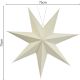 11. DECORATIVE HANGING PAPER STAR 75CM WHITE