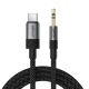 Acefast J11 USB-C to 3.5mm mini jack cable 1m - black