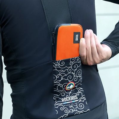 2. Rockbros bicycle bag 30990043004 for phone, keys, wallet 0.15 l - orange