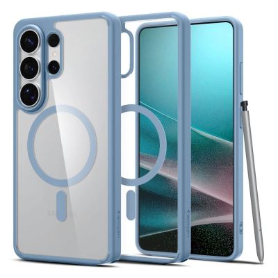Spigen Ultra Hybrid Mag MagSafe Case for Samsung Galaxy S26 Ultra - Clear Blue