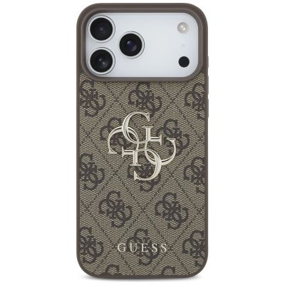 3. Guess 4G Big Logo Case for iPhone 17 Pro Max / 18 Pro Max - Brown