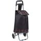 TROLLEY SHOPPING BAG ON WHEELS WITH FRAME 31L BLACK