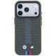 3. BMW M Quadrille Kevlar Tricolor Print Lines MagSafe Case for iPhone 18 Pro Max / 17 Pro Max - Dark Gray
