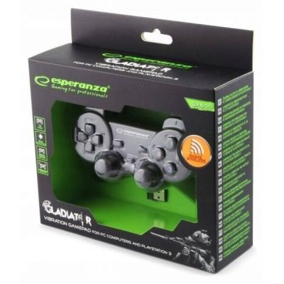 10. Esperanza EGG108K Wireless Gamepad (PC, PS3; black)